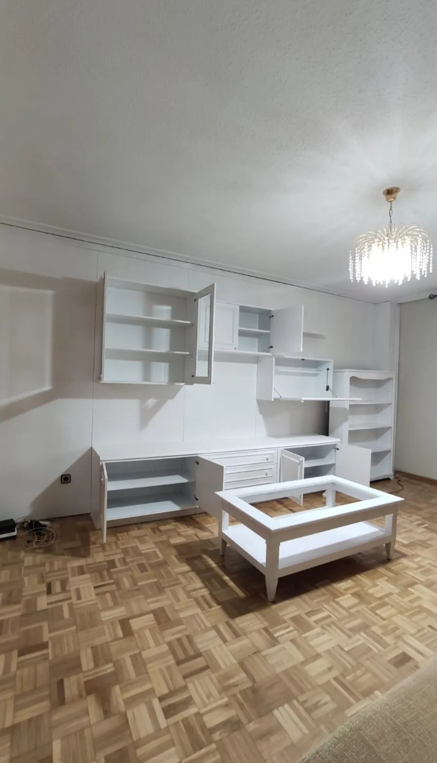 lacado mueble salon modular blanco en Aravaca